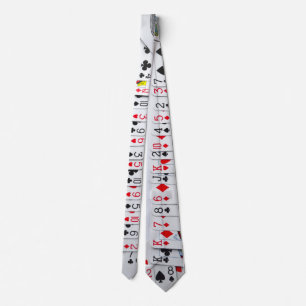 Playing Card Necktie Slips
