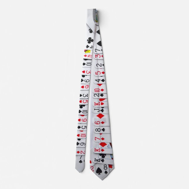 Playing Card Necktie Slips (Baksida)