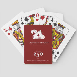 Playing Cards — 1st Rhode Island Regiment Casinokort