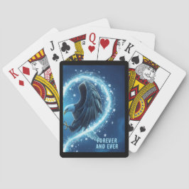 Playing Cards Bald Eagle Heart Forever and Ever 2 Casinokort