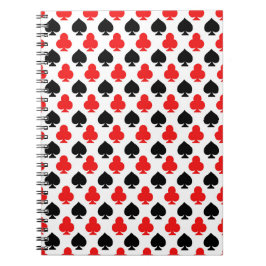 Playing Cards Clubs and Spades Notebook Journal Anteckningsbok
