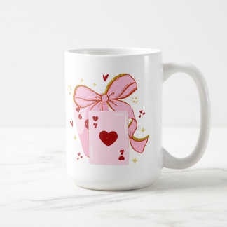 Playing Cards Valentine 6 7 shirt, valentine Kaffemugg