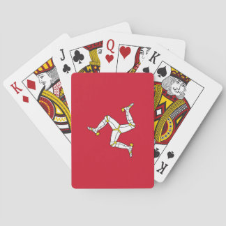 Playing Cards with flag of Isle of Man Casinokort