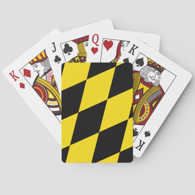 Playing Cards with flag of Munchen Casinokort (Baksidan)