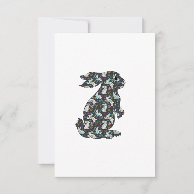 Playing Rabbits Inbjudningar (Framsida)