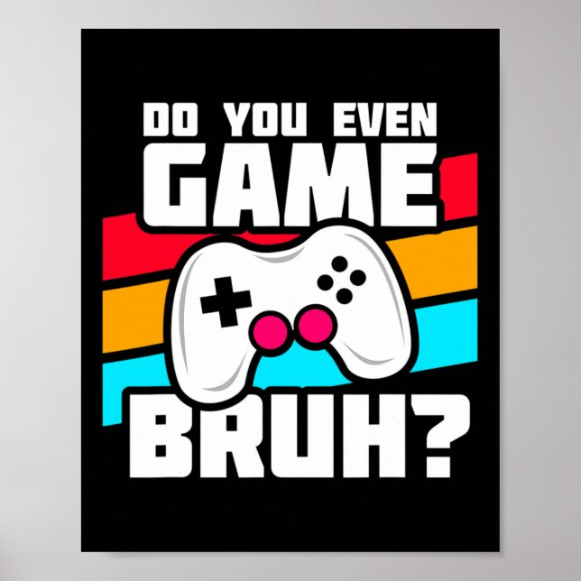 Playing Video Games - Pc Console Gaming - Funny Vi Poster (Framsidan)