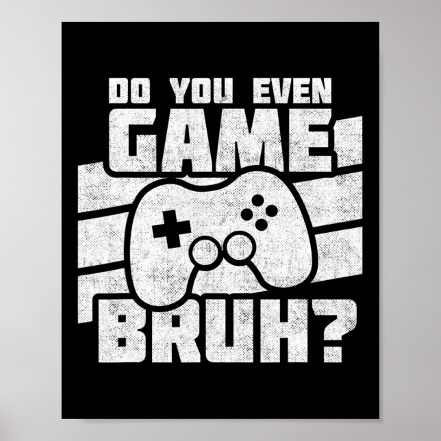 Playing Video Games - Pc Console Gaming - Funny Vi Poster (Framsidan)