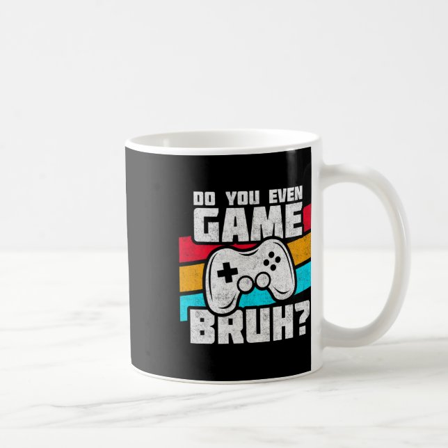 Playing Video Games - Video Gamer Meme - Funny Vid Kaffemugg (Höger)