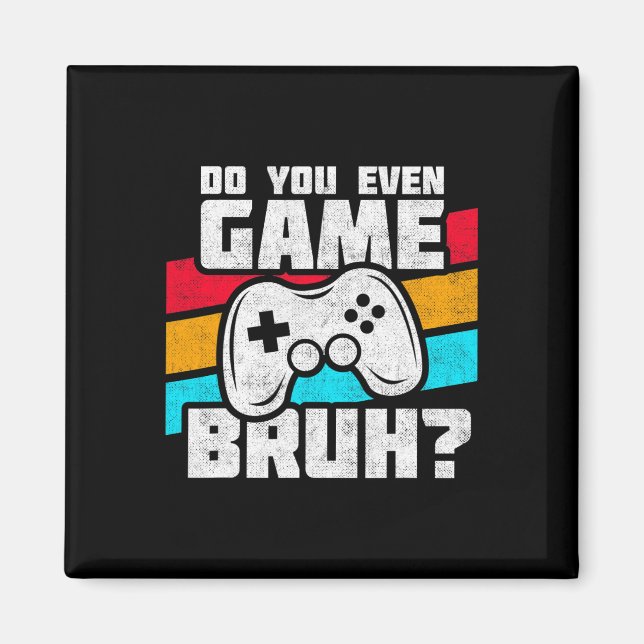 Playing Video Games - Video Gamer Meme - Funny Vid Magnet (Framsidan)