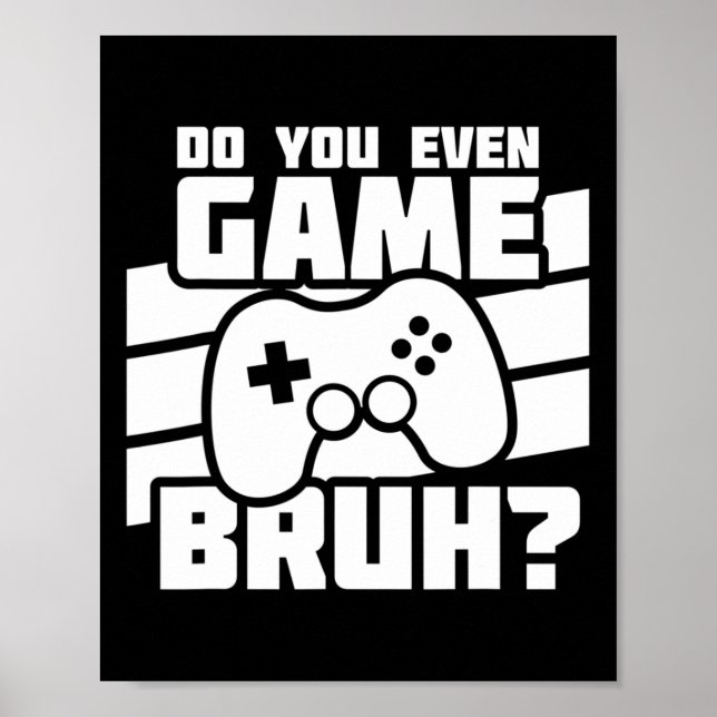 Playing Video Games - Video Gamer Meme - Funny Vid Poster (Framsidan)