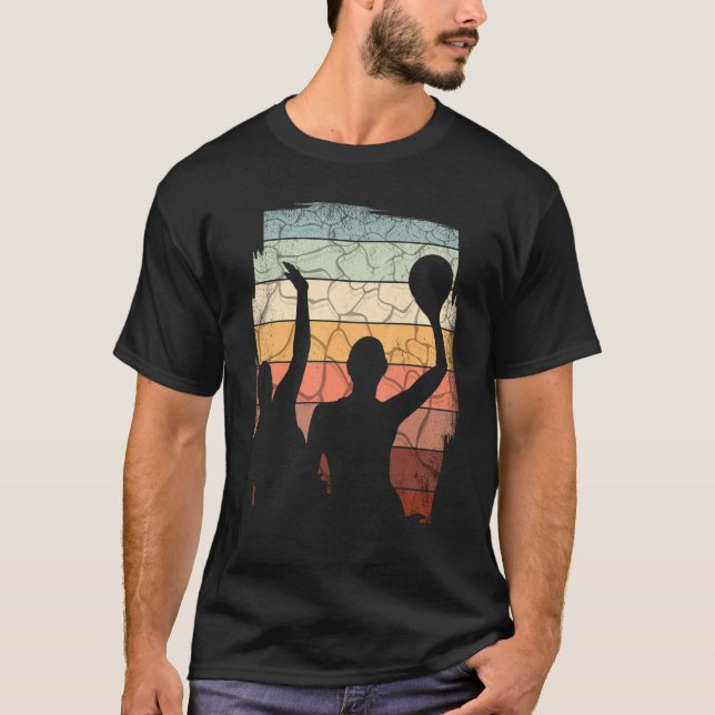 Playing Water Polo Waterpolo Player T Shirt (Framsida)