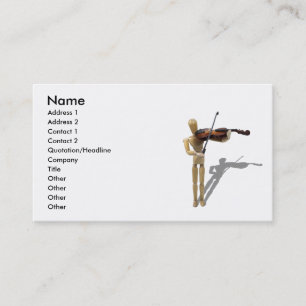 PlayingViolin081210 namn, adress 1, adress 2… Visitkort