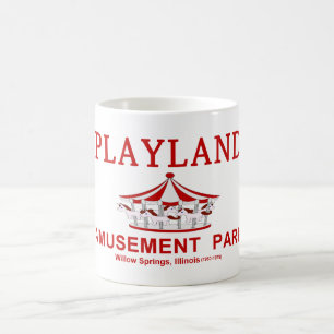 Playland Amusement Park, Willow Vår, Illinois Kaffemugg