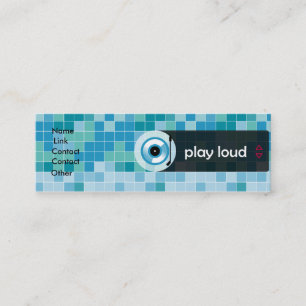 PlayLoud profilerar kortet Mini Visitkort