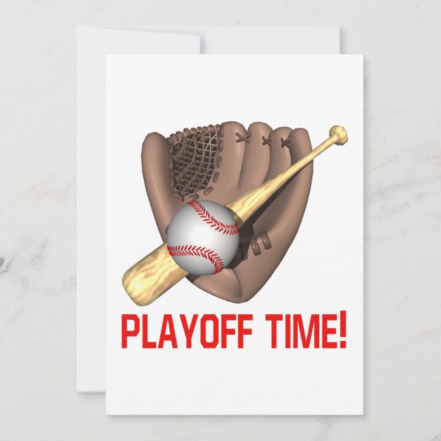 Playoff Time Inbjudningar (Framsida)