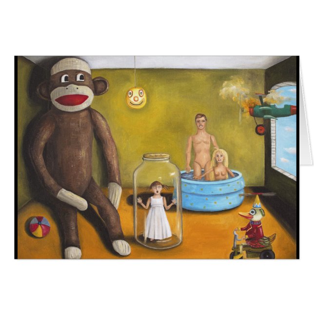 Playroommardröm 2 hälsningskort (Framsidan Horizontal)