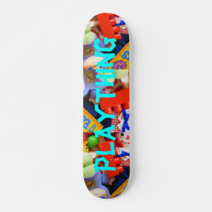 Playthingleksakmönster lurar den mini- old school skateboard bräda 18 cm