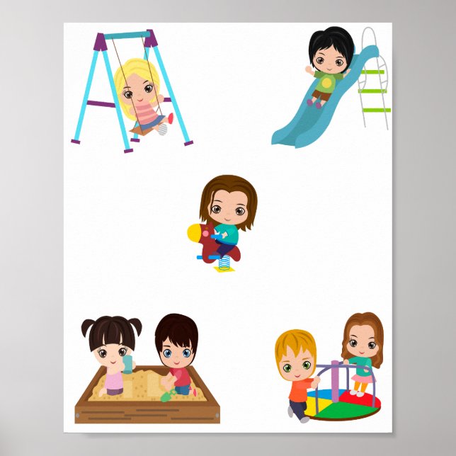 "PLAYTIME" KIDS POSTER (Framsidan)