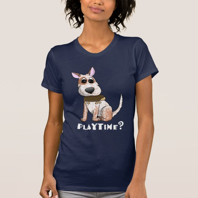 Playtimetecknad röda Heeler T Shirt (Framsida)