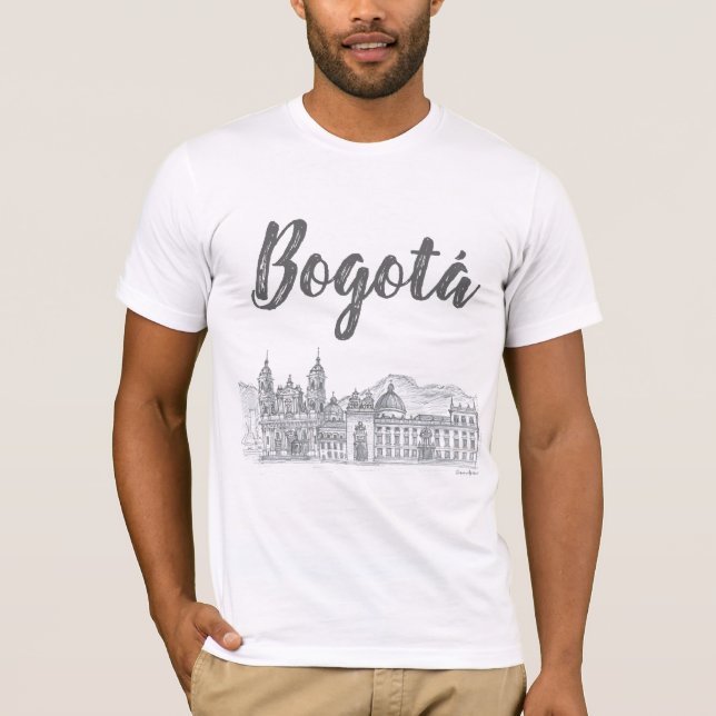 Plaza Bolívar, Bogotá, Colombia T Shirt (Framsida)