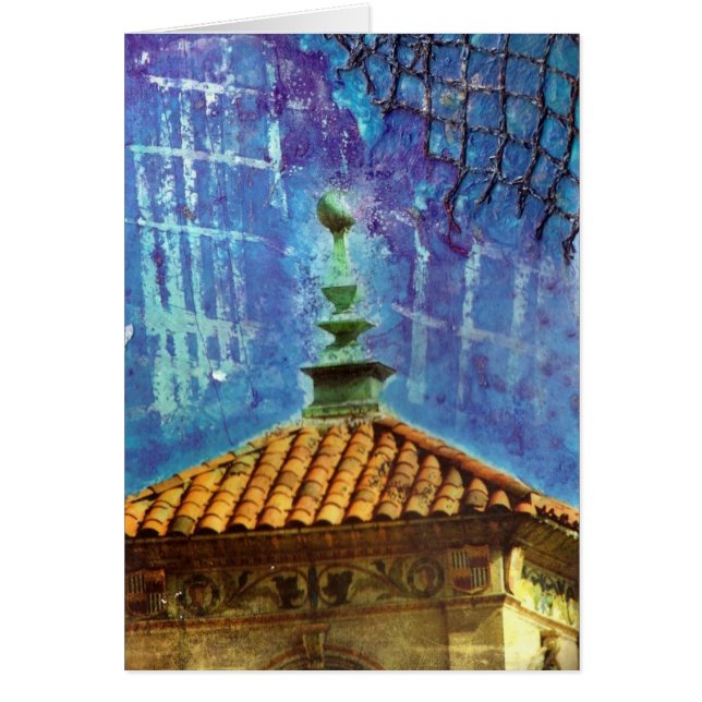 Plaza Bygger samlag för blandade media Hälsningskort (Framsidan)