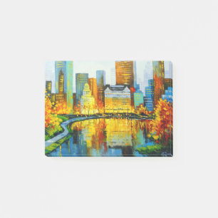 Plaza Central Park Hotel i New York Post-it Block