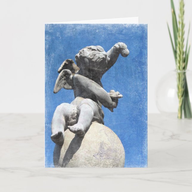 Plaza Cherub, födelsedagen Kort (Framsida)