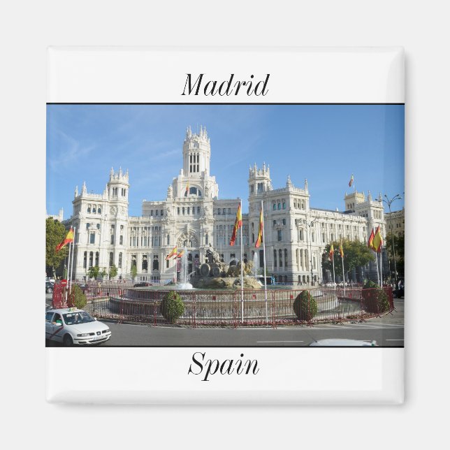 Plaza de Cibeles, Madrid Magnet (Framsidan)