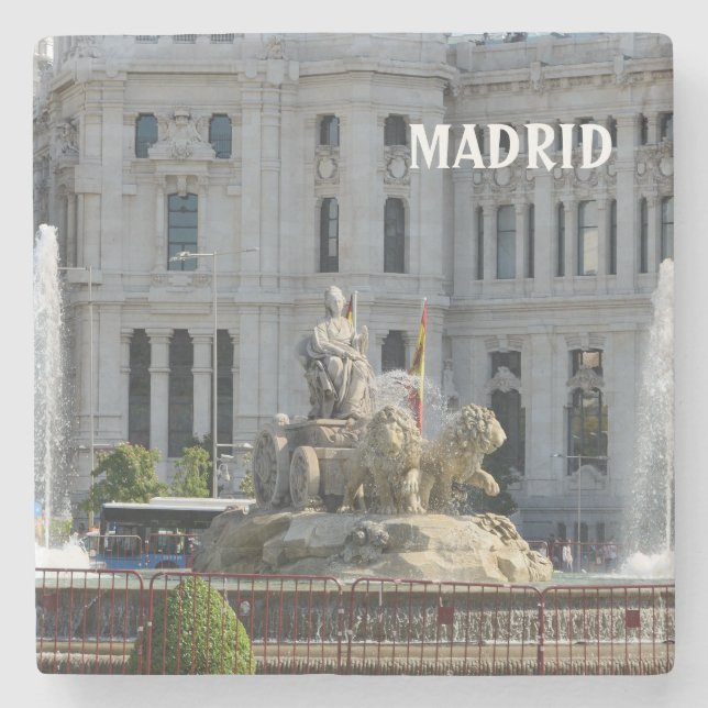 Plaza de Cibeles, Madrid Stenunderlägg (Framsidan)