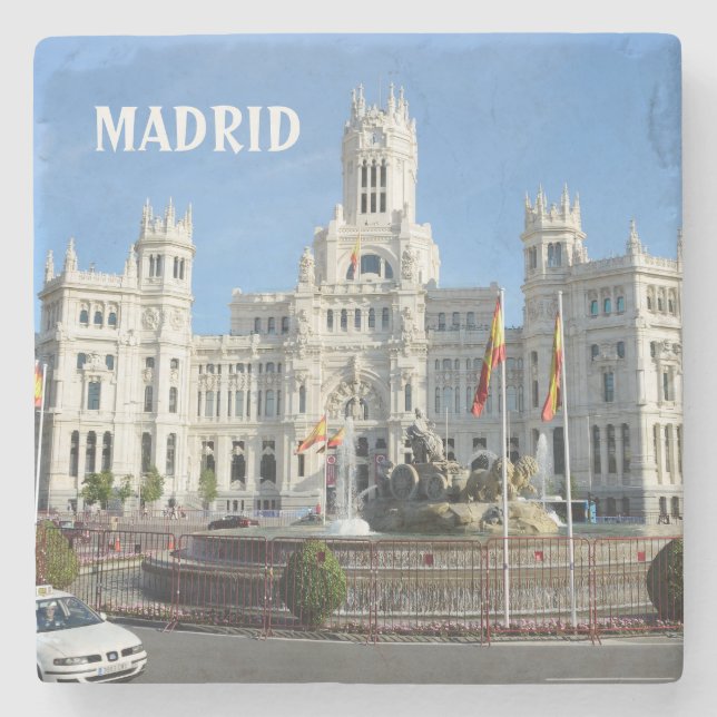 Plaza de Cibeles, Madrid Underlägg Sten (Framsidan)