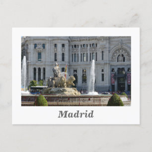 Plaza de Cibeles, Madridvykort Vykort
