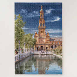 Plaza de España i Sevilla, Spanien Pussel