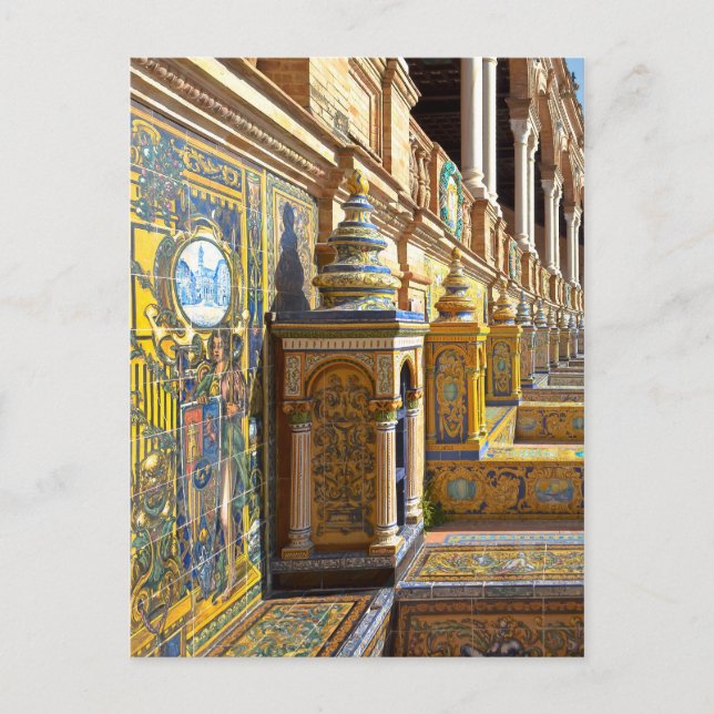 Plaza de España Postcard Vykort (Framsida)
