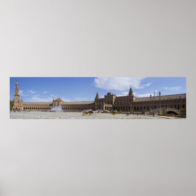 Plaza de Espana Sevilla Poster (Framsidan)