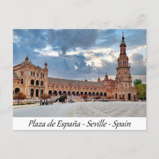 Plaza de España Sevilla Spanien Europa Vykort