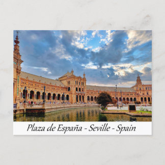 Plaza de España Sevilla Spanien Europa Vykort