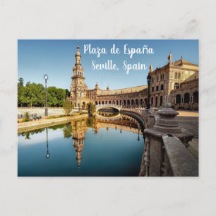 Plaza de España Sevilla Spanien Landmärke Vykort