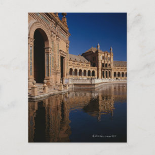 Plaza de Espana, Sevilla, Spanien Vykort