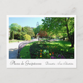 Plaza de Guipúzcoa en Donostia - San Sebastián Vykort