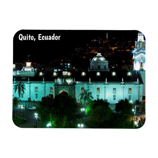 Plaza de la Independencia, Quito, Ecuador Magnet (Horisontell)