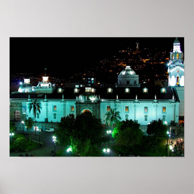 Plaza de la Independencia, Quito, Ecuador Poster (Framsidan)
