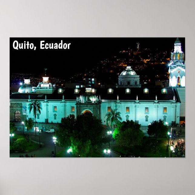 Plaza de la Independencia, Quito, Ecuador Poster (Framsidan)