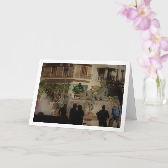 Plaza De La Virgen, Valencia, Spanien Kort (Orkide)