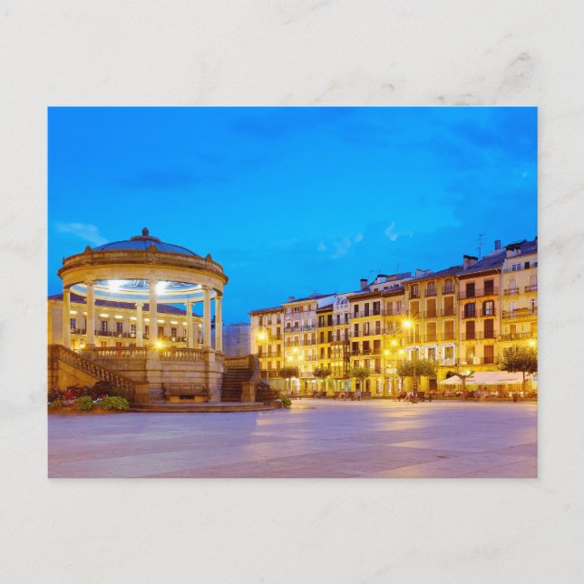 Plaza del Castillo Vykort (Framsida)