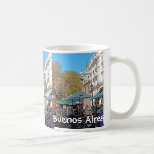 Plaza Dorrego i eftermiddagen Kaffemugg
