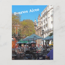 Plaza Dorrego på eftermiddagen Vykort