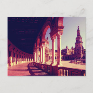 Plaza Espana, Sevilla, Spanien Vykort