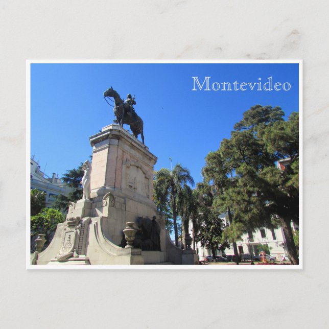 Plaza Libertad Montevideo Vykort (Framsida)