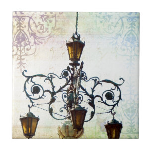 Plaza Light with Pastel Background Kakelplatta
