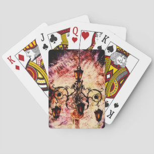 Plaza Ljus rosa Grunge Casinokort